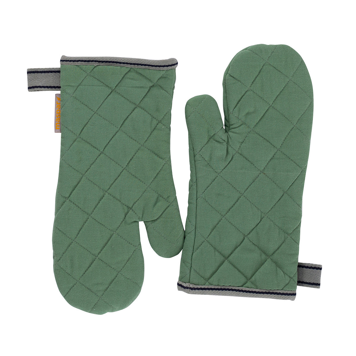 Maspar Printed Aspire 2 PC Oven Mitt Set Green