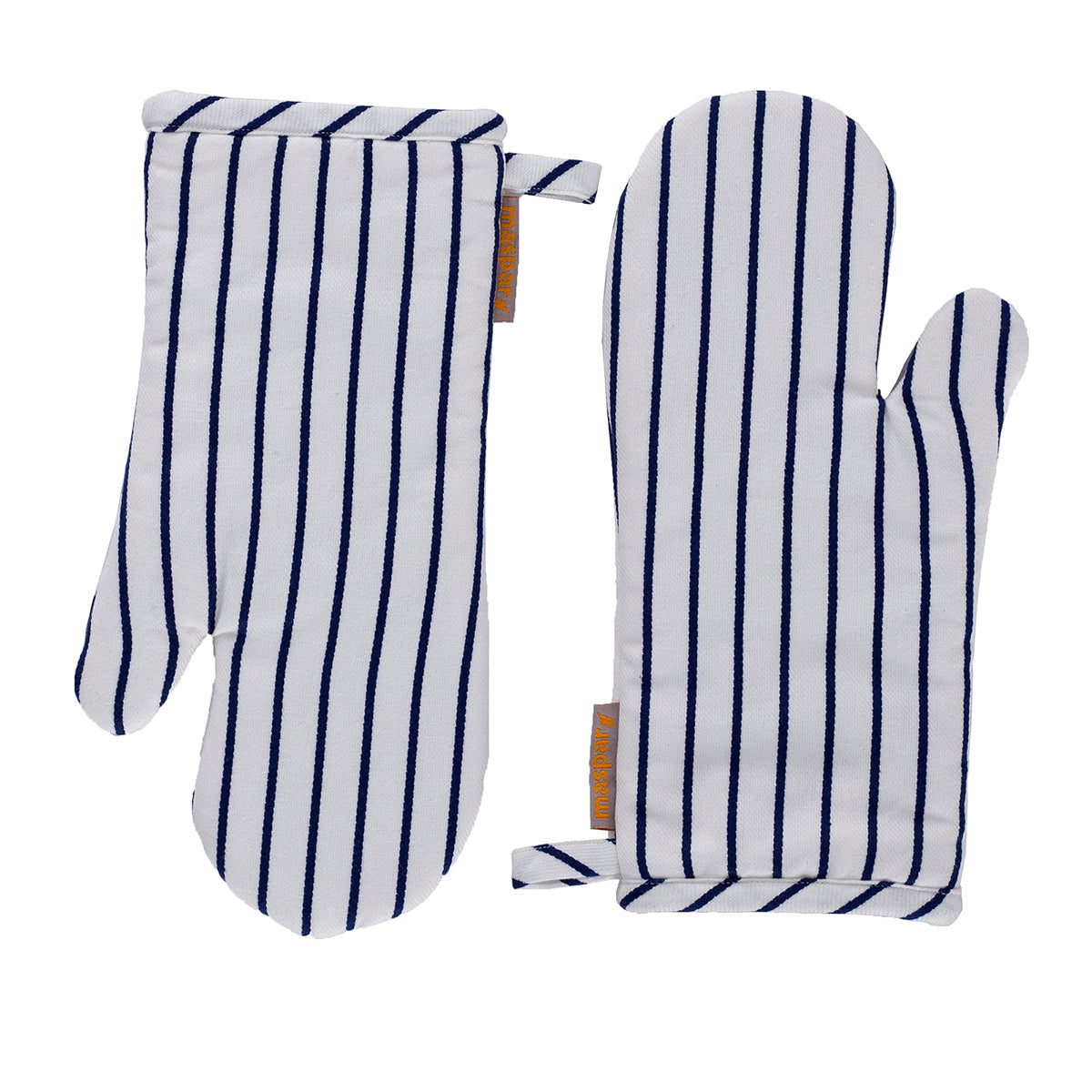Maspar Printed Roux 2 PC Oven Mitt Set Blue
