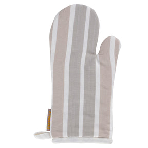 Maspar Printed Clem 2 PC Oven Mitt Set Beige