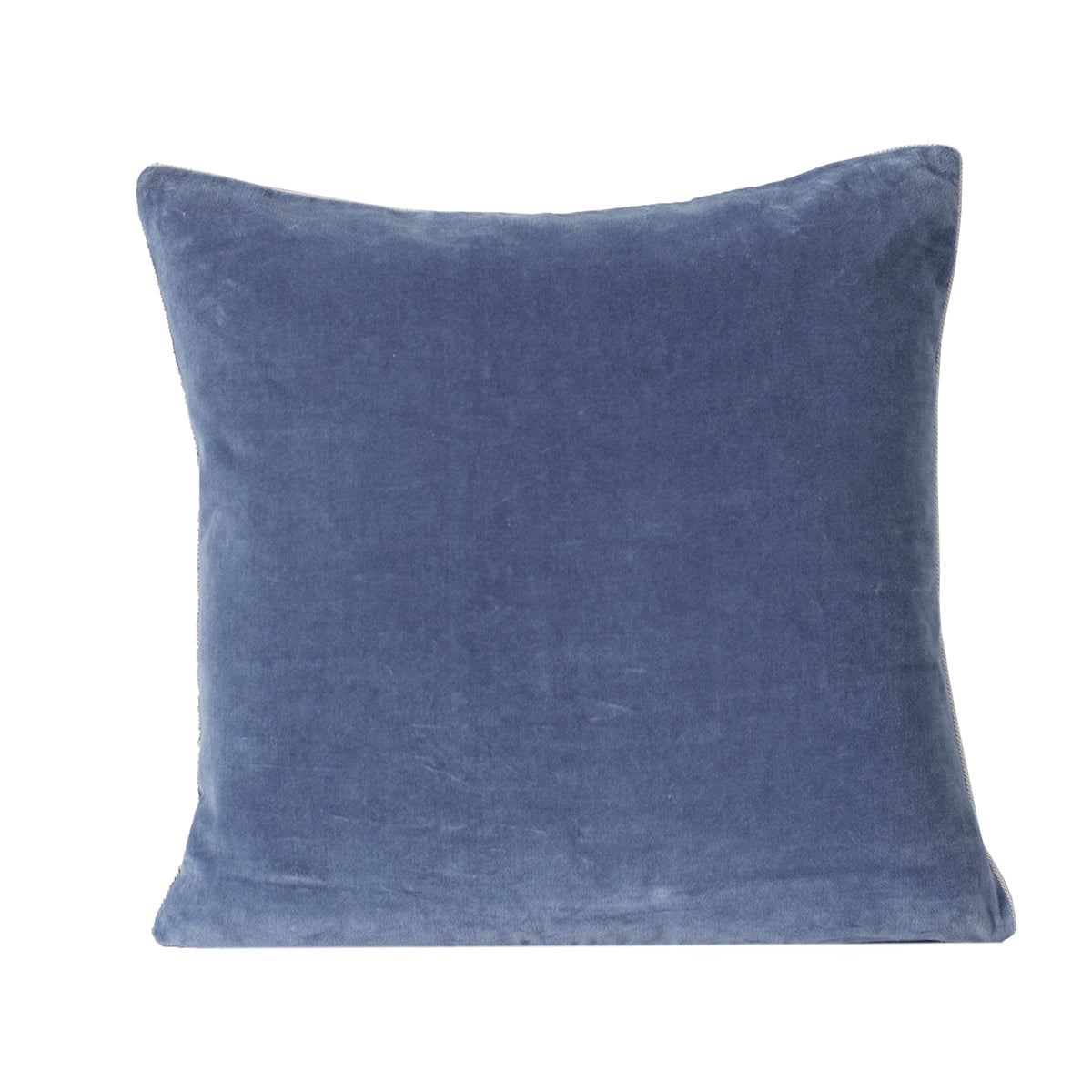 Grandeur Ore-Rerun 100%Cotton Blue FoilPrintedCushionCover