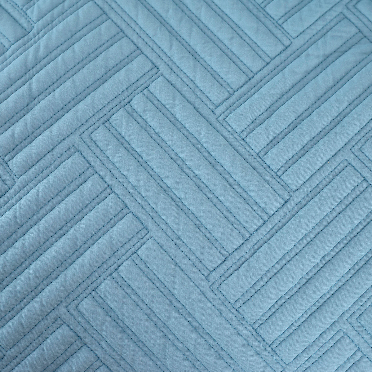 Eliott Summer AC Quilt/Quilted Bed Cover/Comforter Aqua