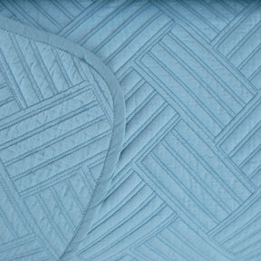 Eliott Summer AC Quilt/Quilted Bed Cover/Comforter Aqua