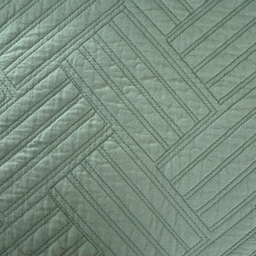 Eliott Summer AC Quilt/Quilted Bed Cover/Comforter Basil