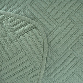 Eliott Summer AC Quilt/Quilted Bed Cover/Comforter Basil