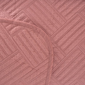 Eliott Summer AC Quilt/Quilted Bed Cover/Comforter Cameo Brown