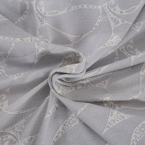 Folklore Transition Paisley Print Printed 100% Cotton Blue Ultra Soft Bed Sheet with Pillow Case