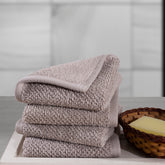 Windsor Antimicrobial Antifungal Zero Twist Fluffy Luxurious Grey Towel