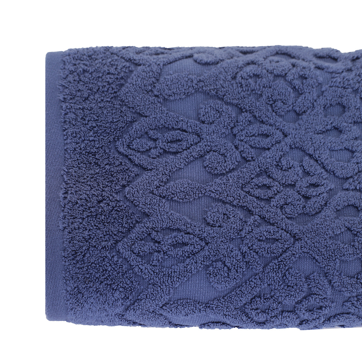 Windsor Antimicrobial Antifungal Zero Twist Fluffy Luxurious Navy Blue Towel