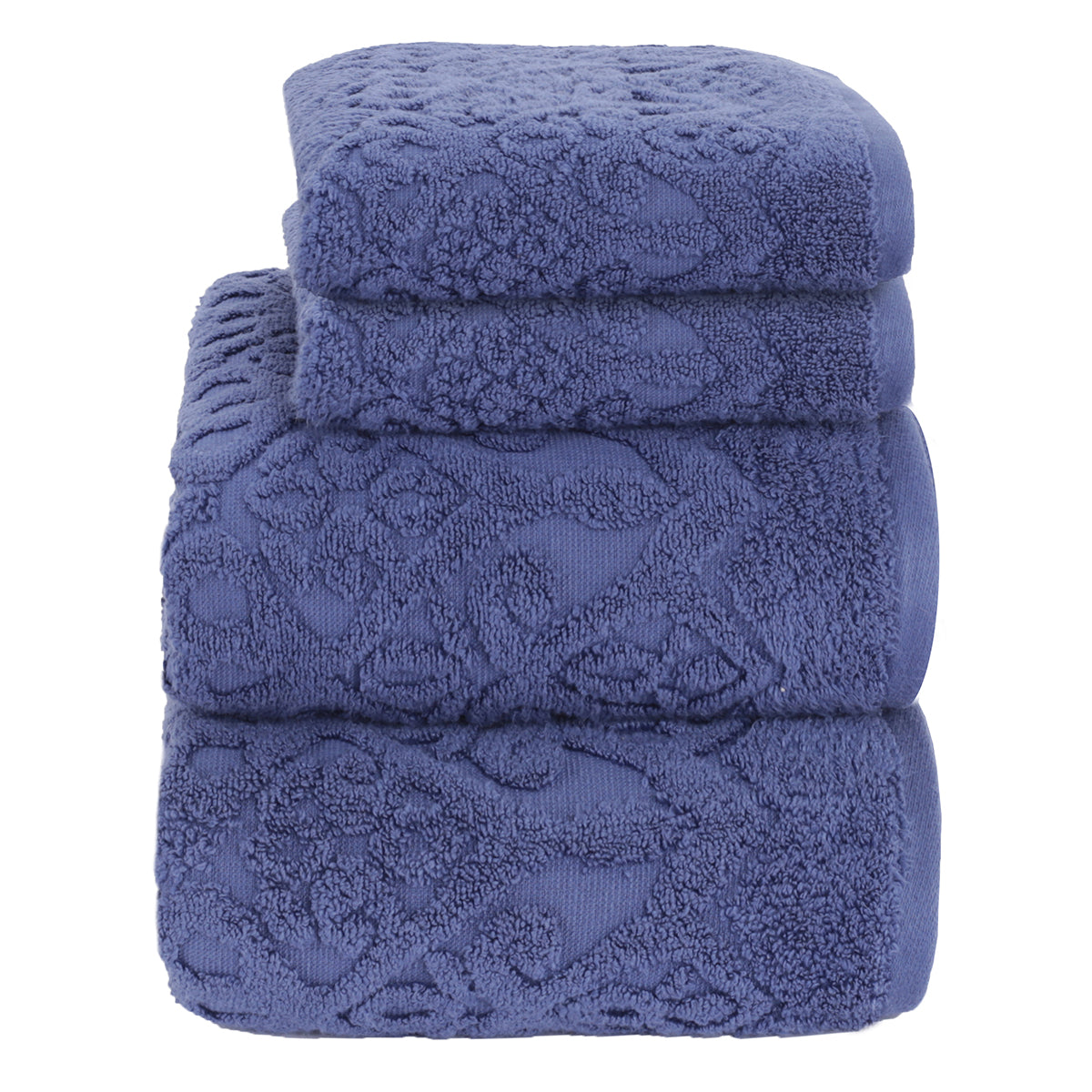 Windsor Antimicrobial Antifungal Zero Twist Fluffy Luxurious Navy Blue Towel