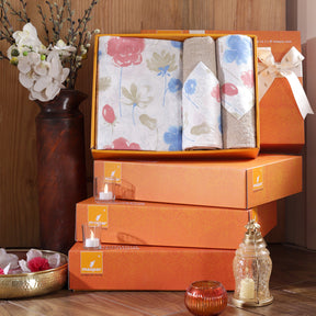 Hermosa Printed Medison Bed Bath Set Multi