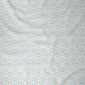 Inhouse Ardour Soren Printed 200 TC 100% Cotton Blue Bed Sheet with Pillow Case