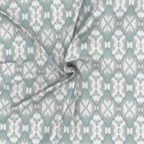 Inhouse Ardour Jonas Printed 200 TC 100% Cotton Blue Bed Sheet with Pillow Case