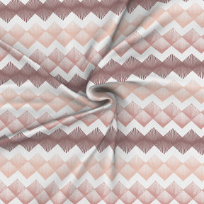 Florescence Livia Printed 100% Cotton Pink Bed Sheet