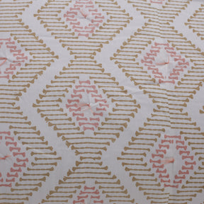 Global Atelier Demon Dash Peach Summer AC Quilt/Quilted Bed Cover/Comforter Red