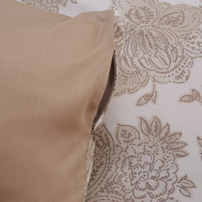 Art Nouveau Mabel 100% Cotton Soft Neutral 8PC Duvet Cover Set