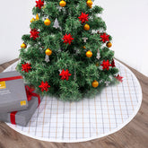 Maspar Carol 0 0 Tree Skirt White