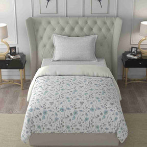 Regency Jamila Summer AC Quilt/Quilted Bed Cover/Comforter Blue