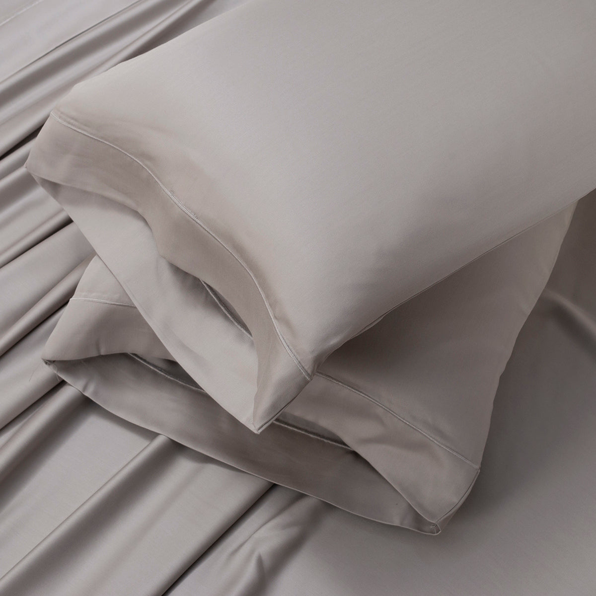 Mellow Grey 100% Excel Fabric Bed Sheet