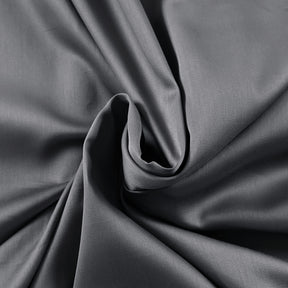 Viola Plain 100% Cotton Sateen Smoked Grey Bed Sheet