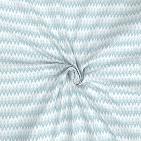 Hermosa Exotic Bouquet Asher Blue Bed Sheet with Pillow Case