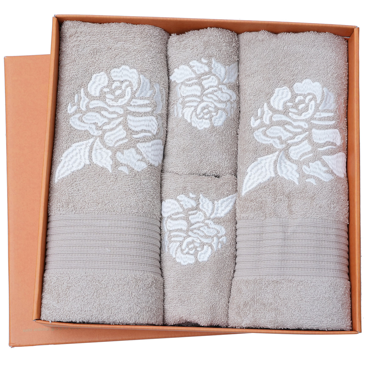Florent Ultra-Soft And Highly Absorbant Linen 5Pc Bath Set