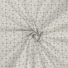 Backyard Patio Raeni Printed 100%Cotton Beige Bed Sheet with Pillow Covers