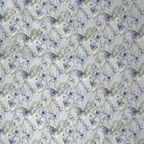 Backyard Patio Valencia Printed 100%Cotton Aqua Bed Sheet with Pillow Case