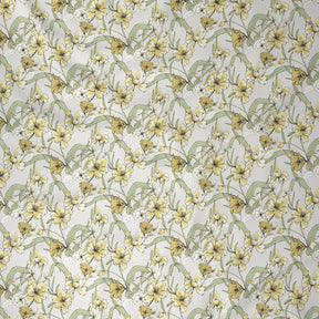Backyard Patio Valencia Printed 100%Cotton Yellow Bed Sheet with Pillow Covers