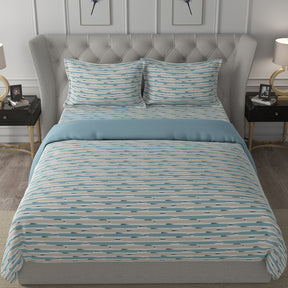 Backyard Patio Astra Summer AC Quilt/Quilted Bed Cover/Comforter Teal