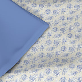 Backyard Patio Silvie Summer AC Quilt/Quilted Bed Cover/Comforter Blue