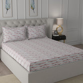 Backyard Patio Astra Printed Bed Sheet with Pillow Case