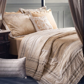 Splendid Zest Sprout SpillElan Gold 9PC Quilt/Quilted Bed Cover Set