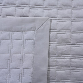 Chester Luxica Shark Skin 11PC Quilt/Quilted Bed Cover Set