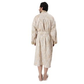 Luxe Boutique Lindsey Printed 1 Pc Ankle Length Robe/ Gown / Bath Robe In Box Packaging