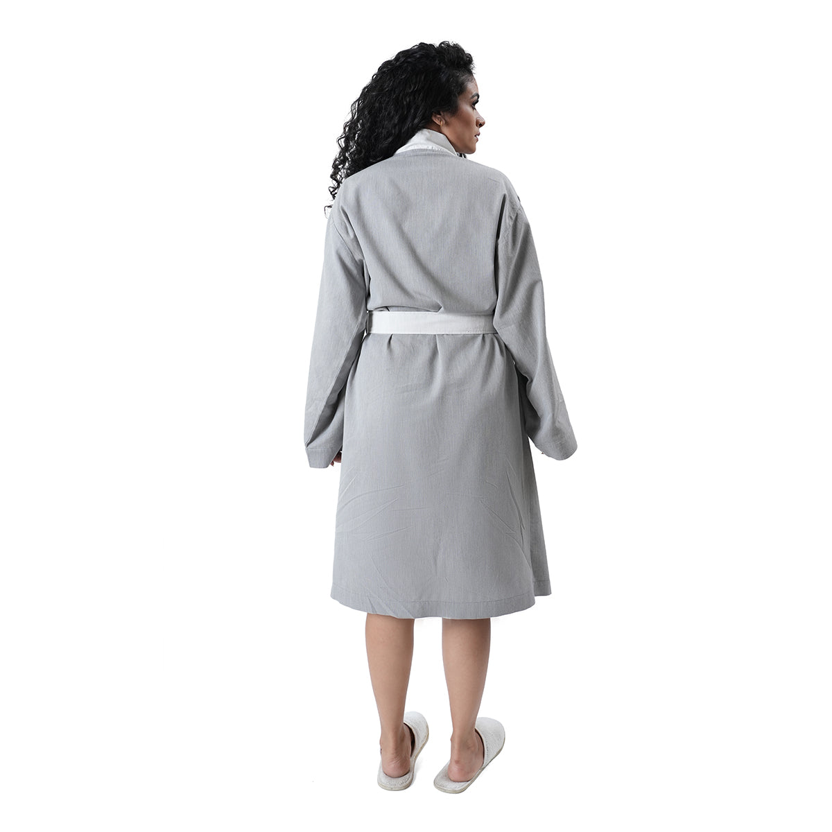 Luxe Boutique Emmie Cashmere Soft 1Pc Knee Length Robe / Gown / Bath Robe In Box Packaging