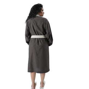 Luxe Boutique Emmie Cashmere Soft 1Pc Knee Length Robe / Gown / Bath Robe In Box Packaging