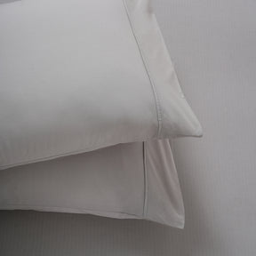 Eden Crisp & Light Weight 100% Cotton Solid Grey Fitted Sheet