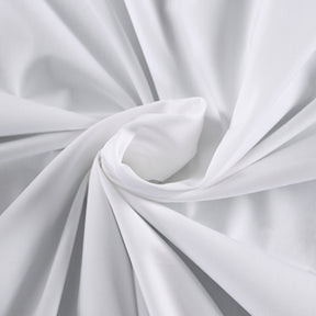 Eden Crisp & Light Weight 100% Cotton Solid White Bed Sheet with Pillow Case