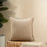Blaize 100% Cotton Solid Weave Grey Cushion Cover