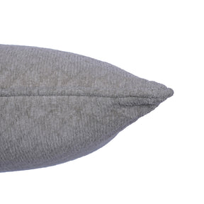 Blaize 100% Cotton Solid Weave Grey Cushion Cover