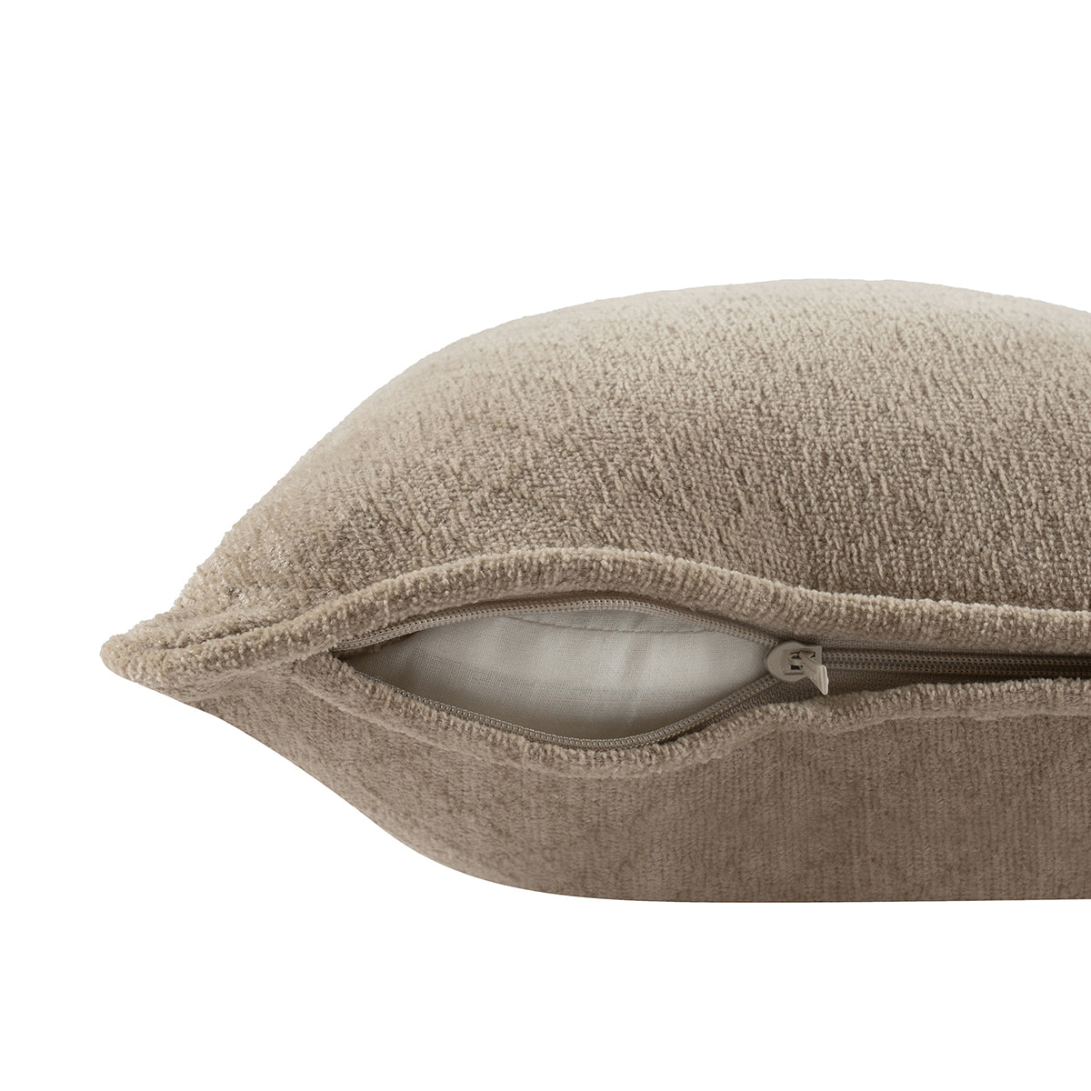 Blaize 100% Cotton Solid Weave Grey Cushion Cover