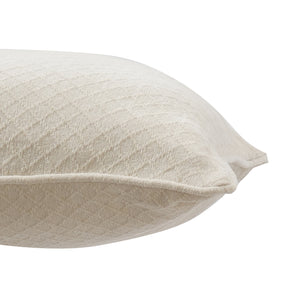 Blaize 100% Cotton Solid Weave Beige Pillow Sham Set