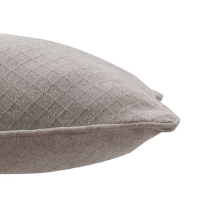 Blaize 100% Cotton Solid Weave Grey Pillow Sham Set