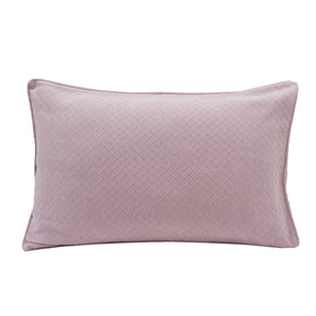 Blaize 100% Cotton Solid Weave Purple Pillow Sham Set