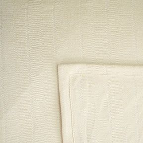 Caroline Woven Herringbone Pattern with Soft Drape Style Beige Bed Cover/Blanket