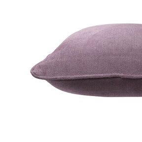 Caroline Herringbone Textured Soft Woven Purple Cushion Cover