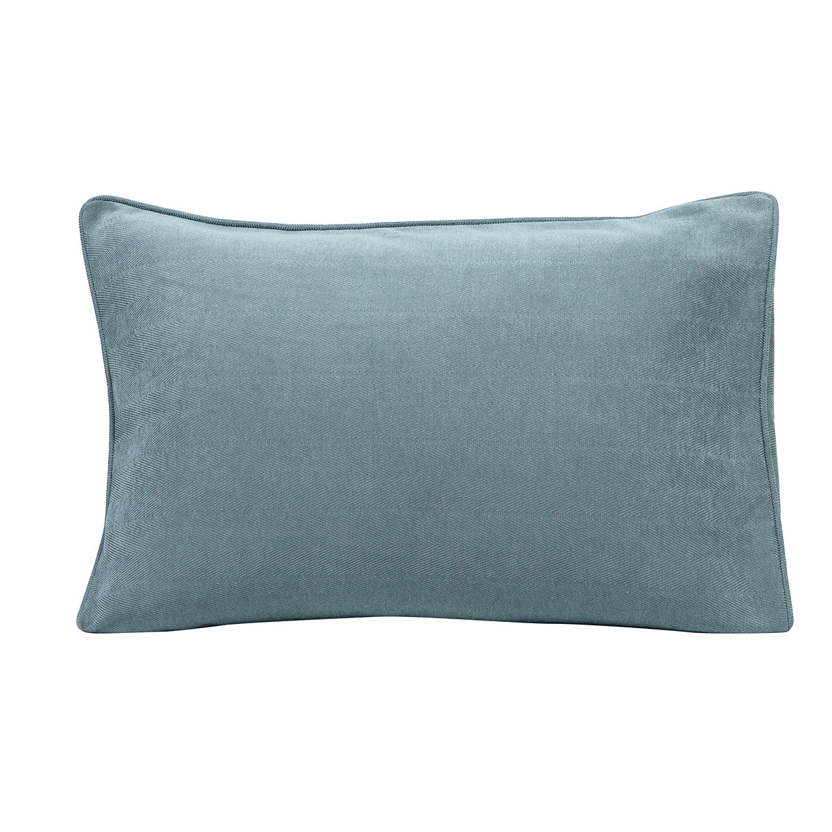Caroline Woven Herringbone Pattern Beige 2PC Pillow Sham Set