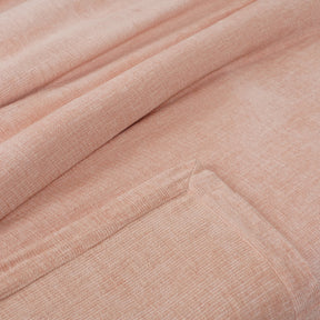 Tranquil Essence Burb Slub Viscose Blend Weaved Peach Bed Cover