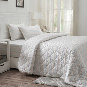 Optimist Bloom Atlair 110 GSM Summer AC Quilt/Quilted Bed Cover/Comforter