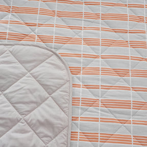 Optimist Bloom Berne 110 GSM Summer AC Quilt/Quilted Bed Cover/Comforter